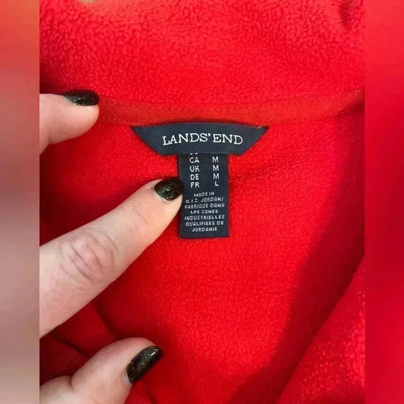 Lands End Women’s Fleece Vest size Medium - Picture 3 of 4